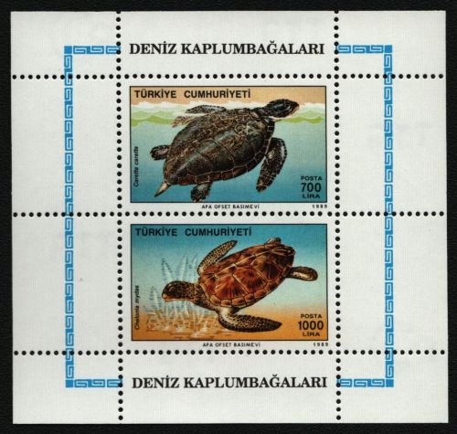 Türkei 1989 - Mi-Nr. Block 28 ** - MNH - Schildkröten / Turtles