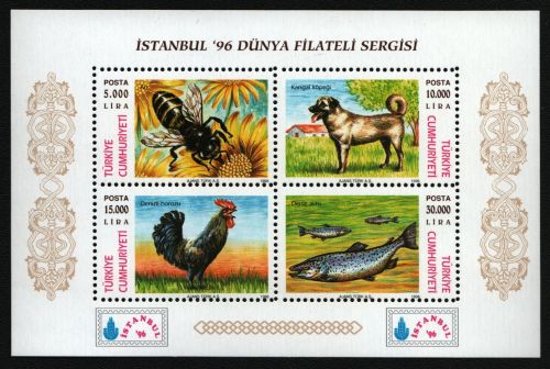 Türkei 1996 - Mi-Nr. Block 30 ** - MNH - Fauna