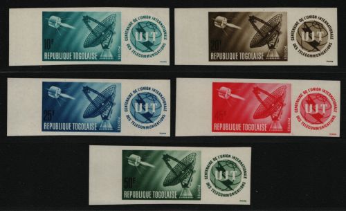 Togo 1965 - Mi-Nr. 457-461 B ** - MNH - UIT