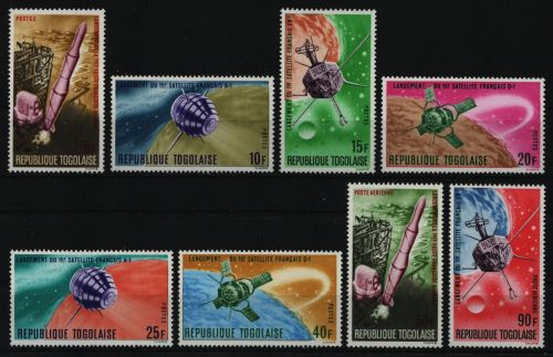 Togo 1967 - Mi-Nr. 559-566 A ** - MNH - Raumfahrt / Space