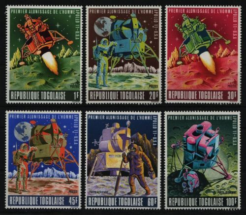 Togo 1969 - Mi-Nr. 703-708 A ** - MNH - Raumfahrt / Space