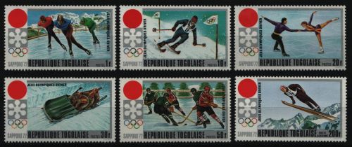 Togo 1971 - Mi-Nr. 888-893 A ** - MNH - Olympia Sapporo