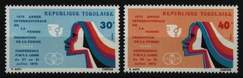 Togo 1975 - Mi-Nr. 1116-1117 ** - MNH - Jahr der Frau