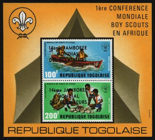 Togo 1975 - Mi-Nr. Block 98 ** - MNH - Pfadfinder / Scouts