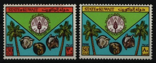 Kuwait 1981 - Mi-Nr. 916-917 ** - MNH - Welternährungstag