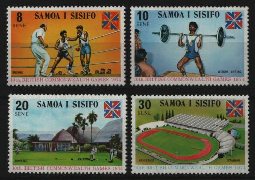 Samoa 1974 - Mi-Nr. 293-296 ** - MNH - Commonwealth-Spiele