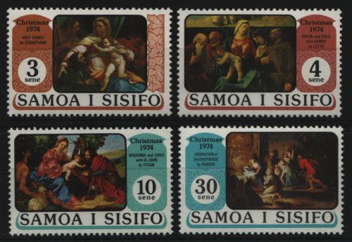 Samoa 1974 - Mi-Nr. 306-309 ** - MNH - Weihnachten / X-mas