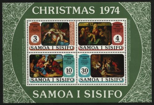 Samoa 1974 - Mi-Nr. Block 7 ** - MNH - Weihnachten / X-mas