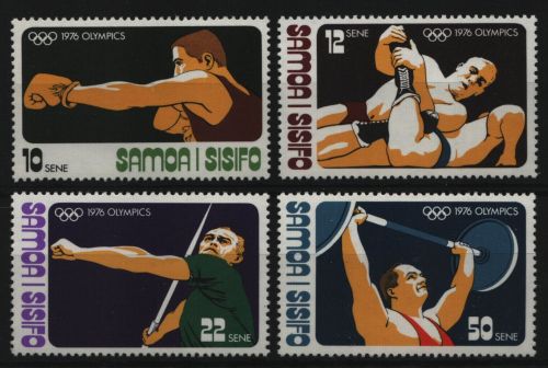 Samoa 1976 - Mi-Nr. 338-341 ** - MNH - Olympia Montreal