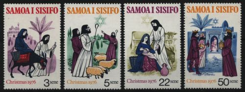 Samoa 1976 - Mi-Nr. 342-345 ** - MNH - Weihnachten / X-mas