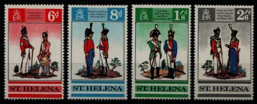 St. Helena 1969 - Mi-Nr. 215-218 ** - MNH - Uniformen / Uniforms