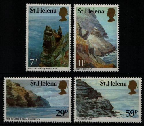 St. Helena 1983 - Mi-Nr. 371-374 ** - MNH - Natur & Landschaften