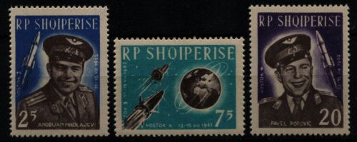Albanien 1963 - Mi-Nr. 727-729 ** - MNH - Raumfahrt / Space