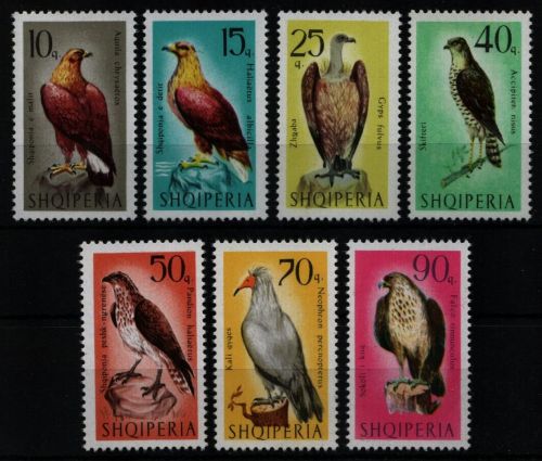 Albanien 1966 - Mi-Nr. 1124-1130 ** - MNH - Vögel / Birds