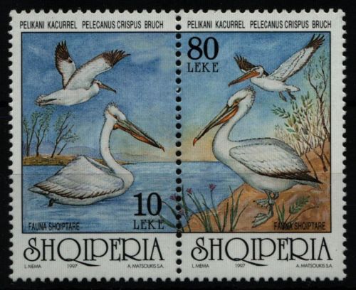 Albanien 1997 - Mi-Nr. 2617-2618 ** - MNH - Vögel / Birds