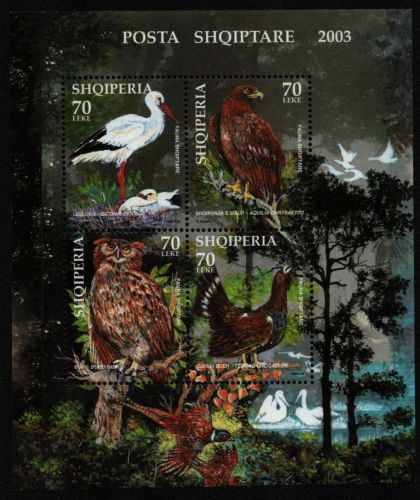 Albanien 2003 - Mi-Nr. Block 147 ** - MNH - Vögel / Birds