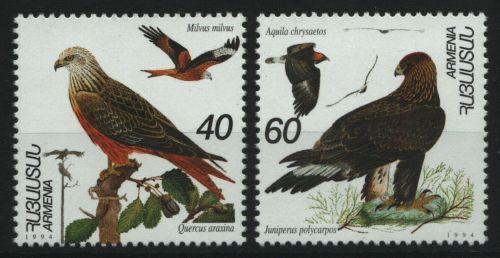Armenien 1995 - Mi-Nr. 246-247 ** - MNH - Vögel / Birds