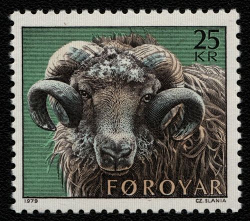 Färöer 1979 - Mi-Nr. 42 ** - MNH - Schafe / Sheeps