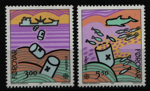 Färöer 1986 - Mi-Nr. 134-135 ** - MNH - Umweltschutz