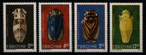 Färöer 1995 - Mi-Nr. 272-275 ** - MNH - Zikaden