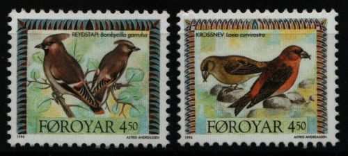 Färöer 1996 - Mi-Nr. 298-299 ** - MNH - Vögel / Birds