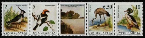 Jugoslawien 1991 - Mi-Nr. 2463-2466 ** - MNH - Vögel / Birds
