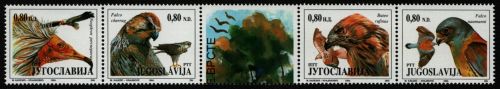 Jugoslawien 1994 - Mi-Nr. 2647-2650 ** - MNH - Vögel / Birds