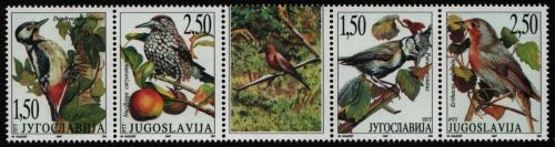 Jugoslawien 1997 - Mi-Nr. 2809-2812 ** - MNH - Vögel / Birds