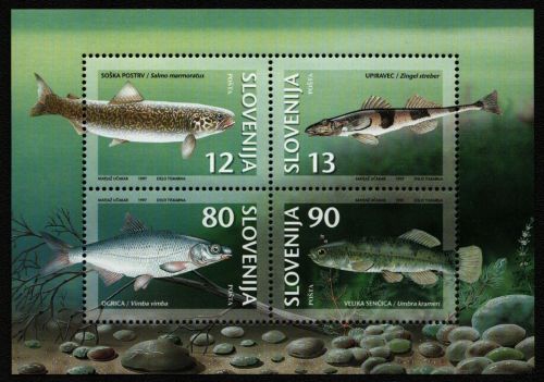 Slowenien 1997 - Mi-Nr. Block 4 ** - MNH - Fische / Fish