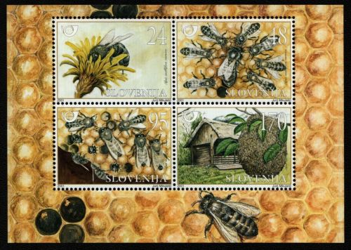 Slowenien 2001 - Mi-Nr. Block 12 ** - MNH - Bienen / Bees