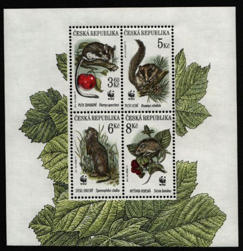 Tschechische Republik 1996 - Mi-Nr. 110-113 ** - MNH - KLB - Wildtiere