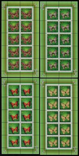 Kasachstan 1996 - Mi-Nr. 139-142 ** - MNH - KLB - Schmetterling / Butterflies