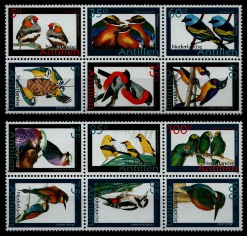 Niederländische Antillen 2006 - Mi-Nr. 1471-1482 ** - MNH - Vögel / Birds
