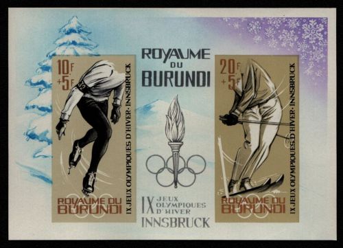 Burundi 1964 - Mi-Nr. Block 3 B ** - MNH - Olympia Innsbruck