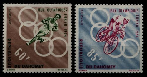 Dahomey 1964 - Mi-Nr. 239-240 ** - MNH - Olympia Tokio