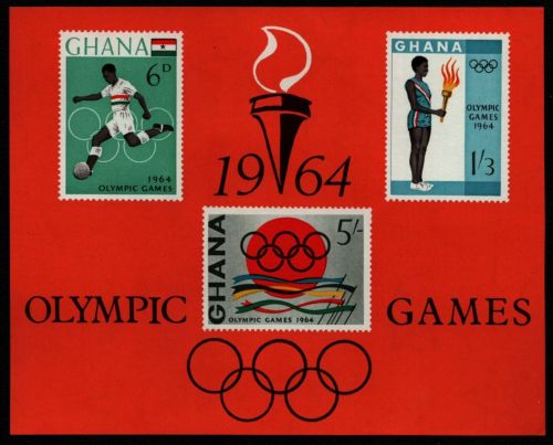 Ghana 1964 - Mi-Nr. Block 12 ** - MNH - Olympia Tokio