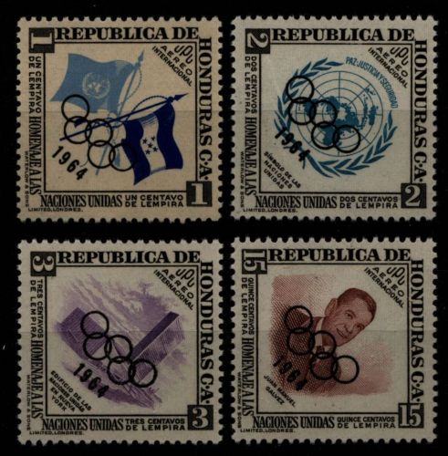 Honduras 1964 - Mi-Nr. 603-606 ** - MNH - Olympia Tokio