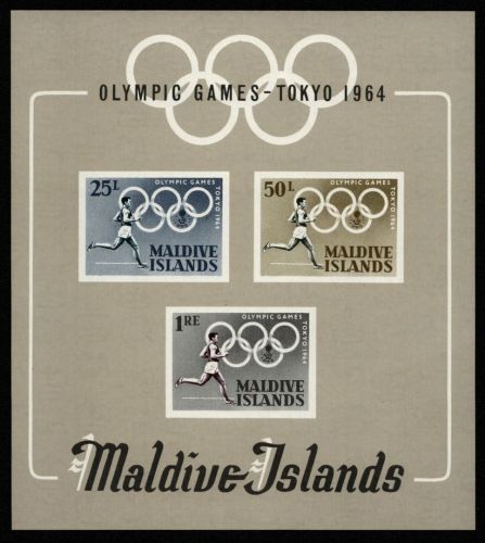 Malediven 1964 - Mi-Nr. Block 2 ** - MNH - Olympia Tokio