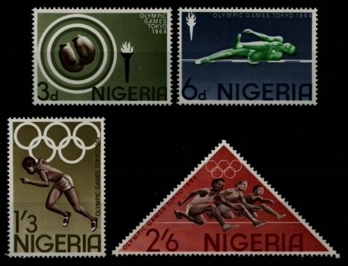 Nigeria 1964 - Mi-Nr. 156-159 ** - MNH - Olympia Tokio
