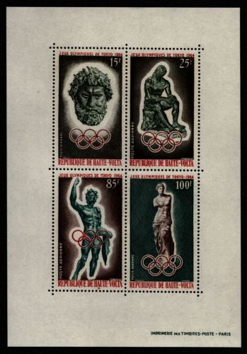 Obervolta 1964 - Mi-Nr. Block 1 ** - MNH - Olympia Tokio