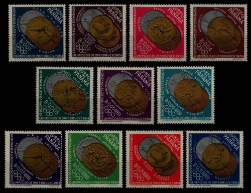 Panama 1964 - Mi-Nr. 767-777 ** - MNH - Olympia Innsbruck