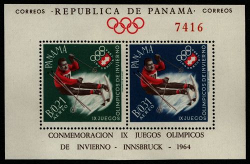 Panama 1963 - Mi-Nr. Block 14 ** - MNH - Olympia Innsbruck