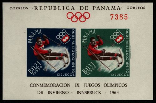 Panama 1963 - Mi-Nr. Block 15 ** - MNH - Olympia Innsbruck