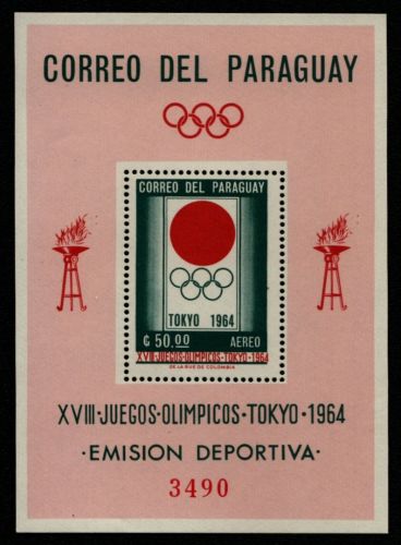 Paraguay 1964 - Mi-Nr. Block 50 ** - MNH - Olympia Tokio