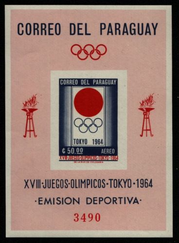 Paraguay 1964 - Mi-Nr. Block 51 ** - MNH - Olympia Tokio