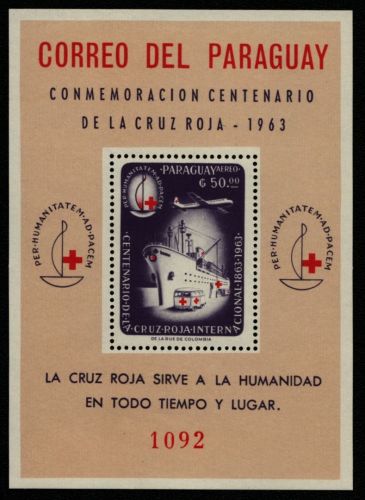 Paraguay 1964 - Mi-Nr. Block 52 ** - MNH - Rotes Kreuz / Red cross
