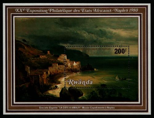 Ruanda 1980 - Mi-Nr. Block 89 ** - MNH - Schiffe - Weihnachten / X-mas
