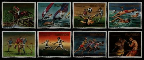 Ruanda 1984 - Mi-Nr. 1275-1282 ** - MNH - Olympia Los Angeles
