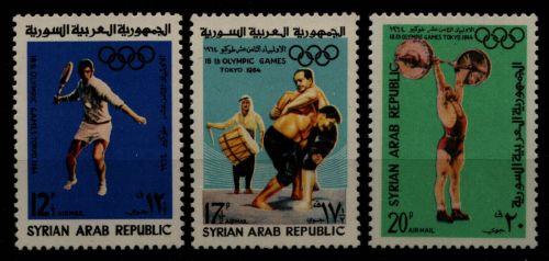 Syrien 1965 - Mi-Nr. 890-892 ** - MNH - Olympia Tokio
