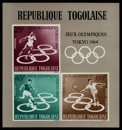Togo 1964 - Mi-Nr. Block 15 ** - MNH - Olympia Tokio